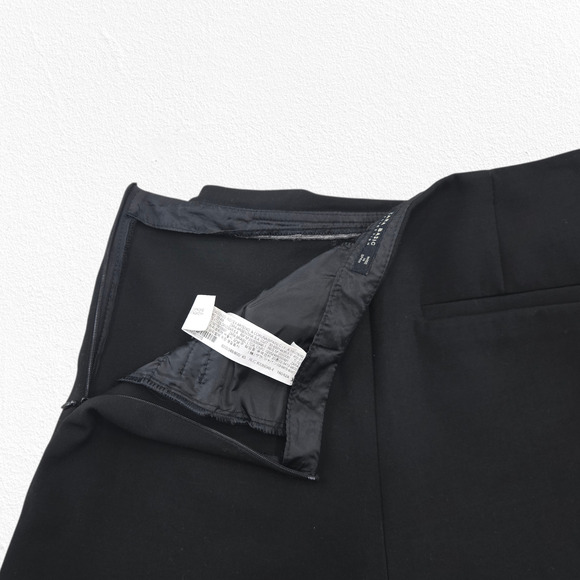 Zara Black High Waisted Basic Faux Wrap Skort Minimalist Mini Skirt Size XS - Picture 10 of 11